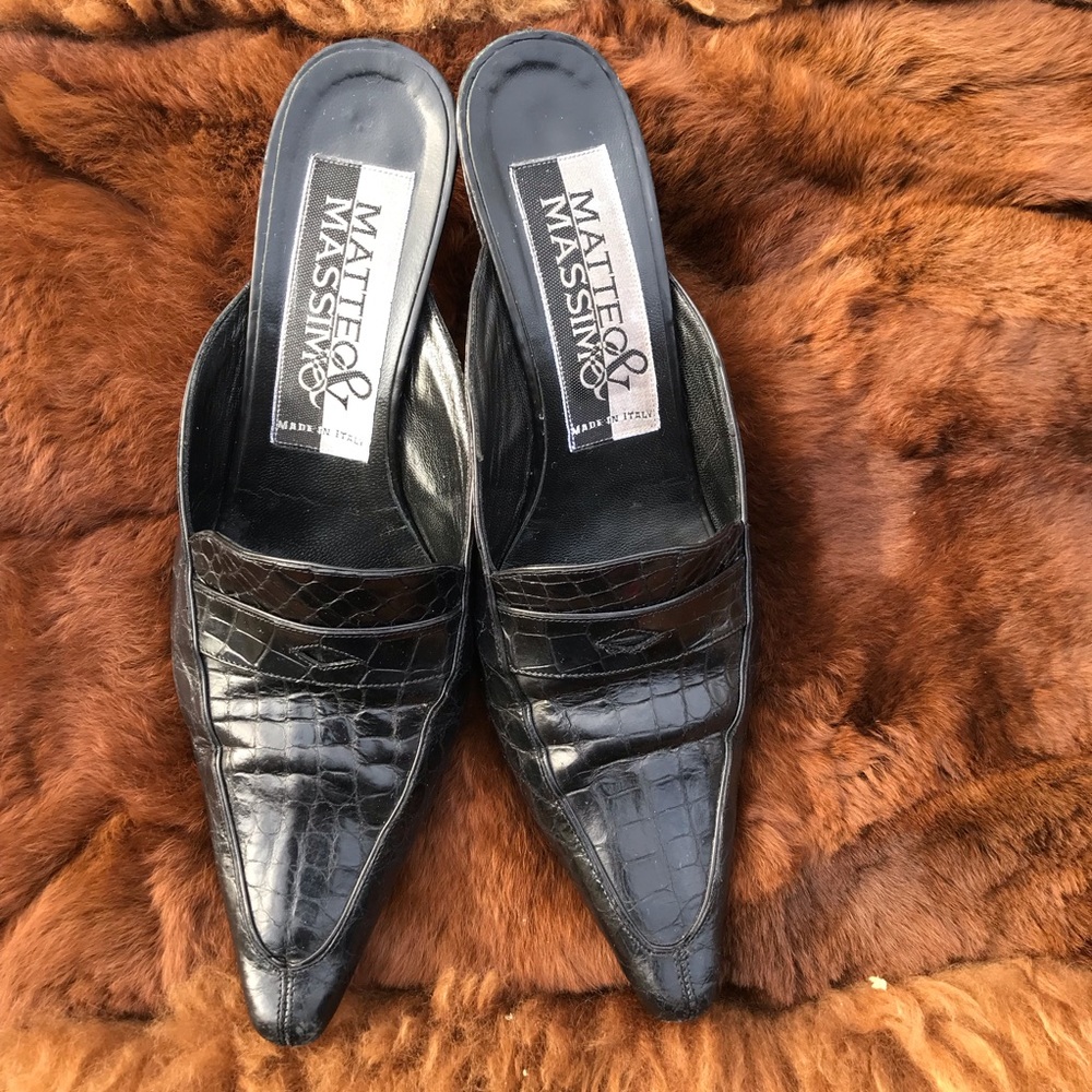Alligator Leather Heels